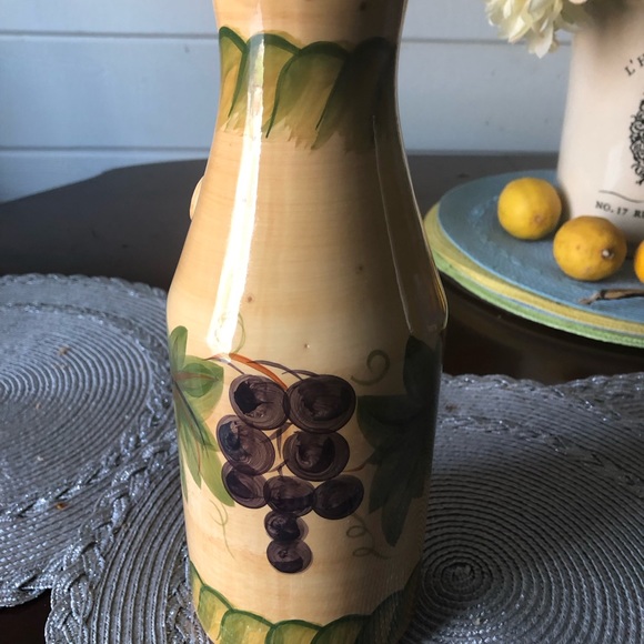 Vase/Carafe gains painted by Savio - Picture 5 of 9